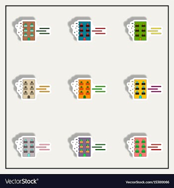 Broken by hurricane hurricane disaster collection vector image
