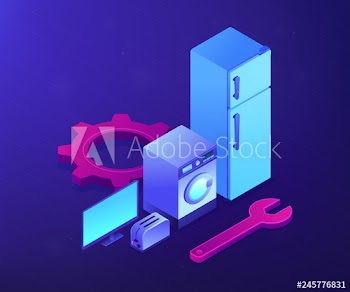 Broken fridge, washing machine, TV and toaster repair