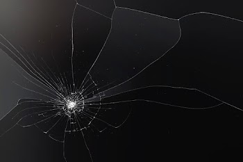 Broken glass background vector on black  | Free stock illustration | High Resolution graphic