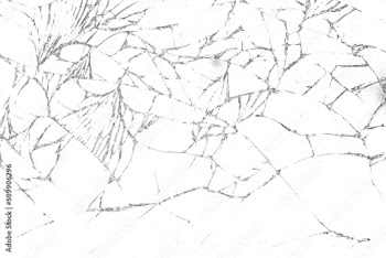Broken glass texture background of mobile phone