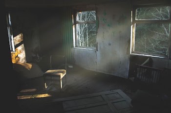 broken glass window