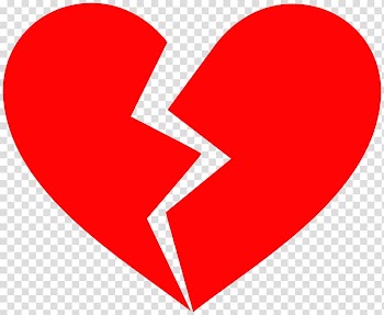 Broken heart Breakup, break up transparent background PNG clipart