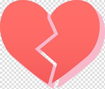 Broken heart Breakup Icon, Broken heart transparent background PNG clipart