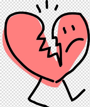 Broken heart , broken heart transparent background PNG clipart