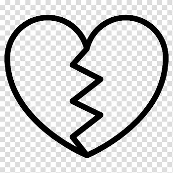 Broken heart Computer Icons , broken heart transparent background PNG clipart
