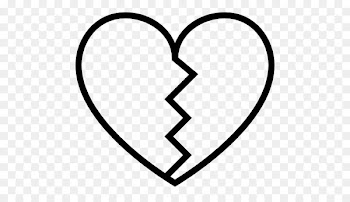Broken heart Computer Icons Clip art - broken or splitted heart vector 