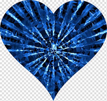 Broken heart Drawing , blue transparent background PNG clipart