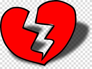 Broken heart , Heartbreak transparent background PNG clipart