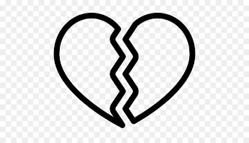 Broken heart Shape Love - heart 