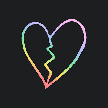Broken heart vector, hand drawn style in… | Free stock illustration | High Resolution graphic