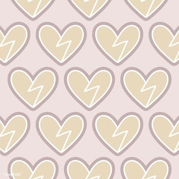 Broken hearts pattern | Free stock vector - 892979