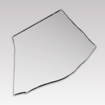 Broken mirror shard background vector | Free stock illustration | High Resolution graphic