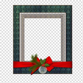 Bronner's Christmas Wonderland Frames Christmas ornament, garland frame transparent background PNG clipart