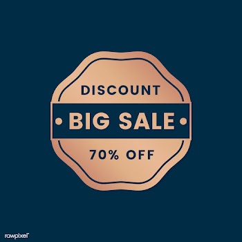 Bronze discount sticker | Free stock vector - 547332