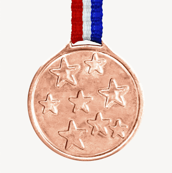 Bronze medal, isolated object image | Free Photo - rawpixel
