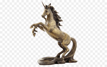 Bronze sculpture Figurine Statue Unicorn - unicorn 