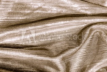 Bronze silk fold