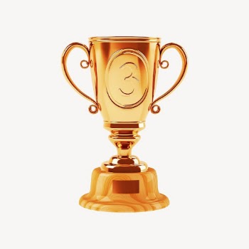Bronze trophy sticker, object illustration | Free PSD - rawpixel