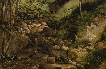 Brook, 1868, Berndt Lindholm | Free Photo - rawpixel