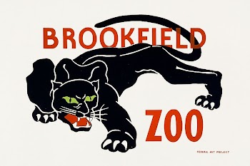 Brookfield Zoo, black panther poster | Free Photo Illustration - rawpixel