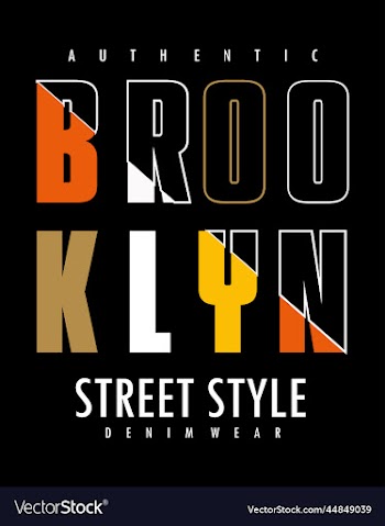 brooklyn core denim denim typography for t shirt