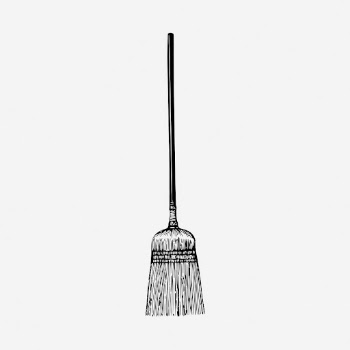 Broom drawing, vintage cleaning tool | Free Photo - rawpixel