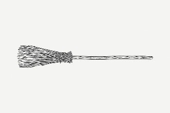 Broom drawing, vintage illustration psd. | Free PSD - rawpixel