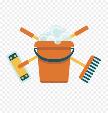 Broom Mop Bucket - Vector broom mop bucket 