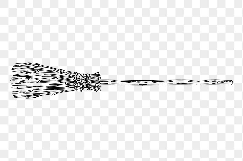 Broom png sticker illustration, transparent | Free PNG - rawpixel