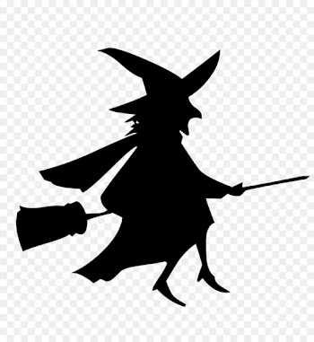 Broom Witchcraft Silhouette Boszorkxe1ny - Witch Silhouette 