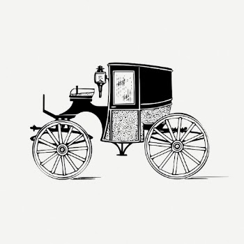 Brougham carriage drawing, transportation vintage | Free PSD - rawpixel