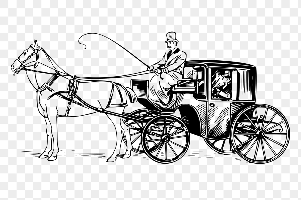 Brougham carriage png sticker, transportation | Free PNG - rawpixel