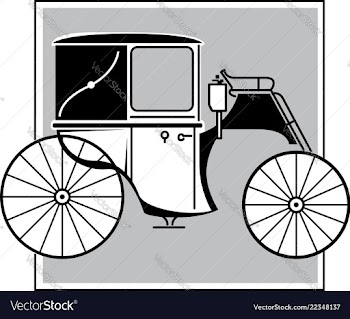 Brougham victorian era carriage image vector image