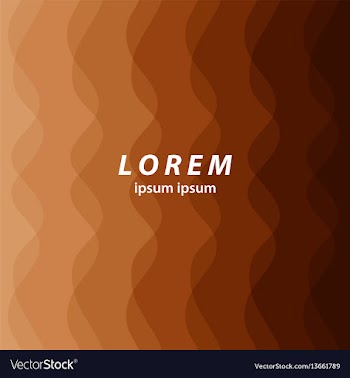 Brown abstract background smooth wavy lines vector image