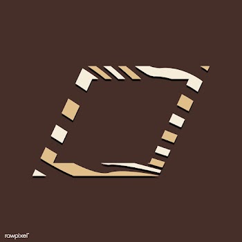 Brown abstract badge template vector | Free stock vector - 538090