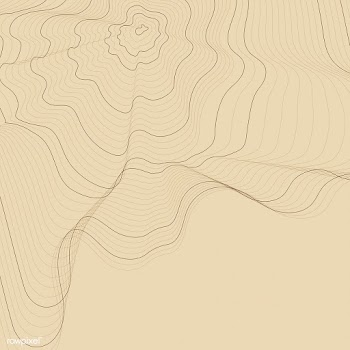 Brown abstract contour lines illustration | Free stock vector - 554228