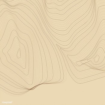 Brown abstract contour lines illustration | Free stock vector - 554285