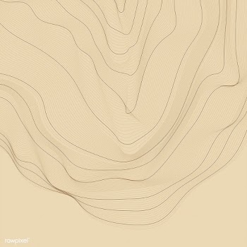 Brown abstract contour lines illustration | Free stock vector - 554363
