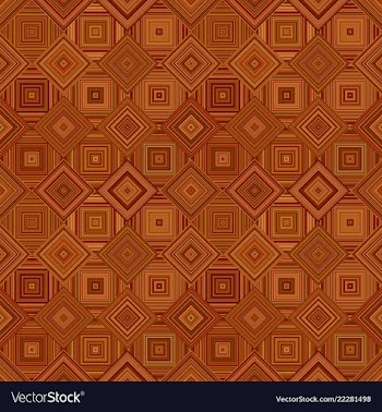 Brown abstract diagonal square tile mosaic vector image