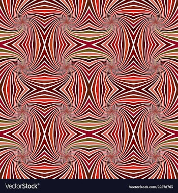 Brown abstract psychedelic seamless striped vector image