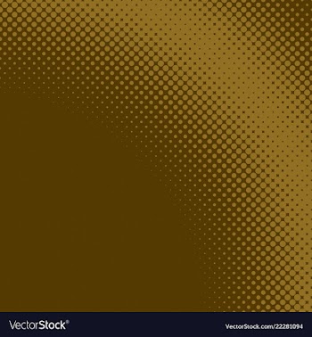 Brown abstract simple halftone circle pattern vector image