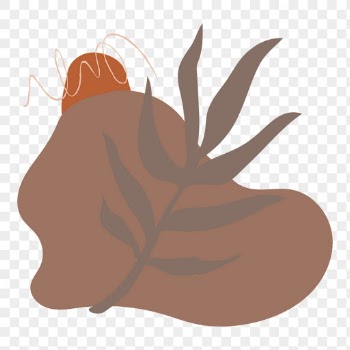 Brown aesthetic png leaf sticker, | Free PNG - rawpixel