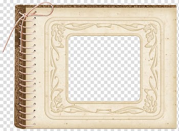 Brown album illustration, Light Brown Frame Album transparent background PNG clipart