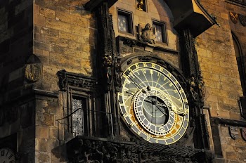 Brown Analog Clock