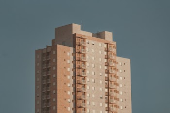 Brown and Beige High-rise Building