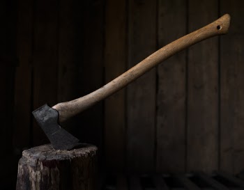 Brown and Black Axe