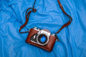 Brown and Black Dslr Camera