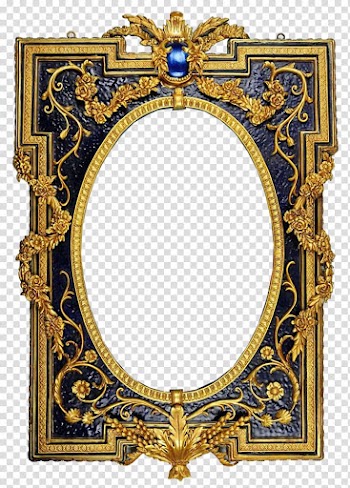 Brown and black floral emblem frame, frame Porcelain French Imperial Eagle, Golden eagle frame transparent background PNG clipart