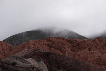 Brown and Black Mountain Range
