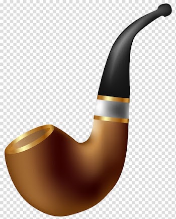 Brown and black smoke pipe , Papua New Guinea Pipe Hollow structural section Irrigation, Tobacco Pipe transparent background PNG clipart